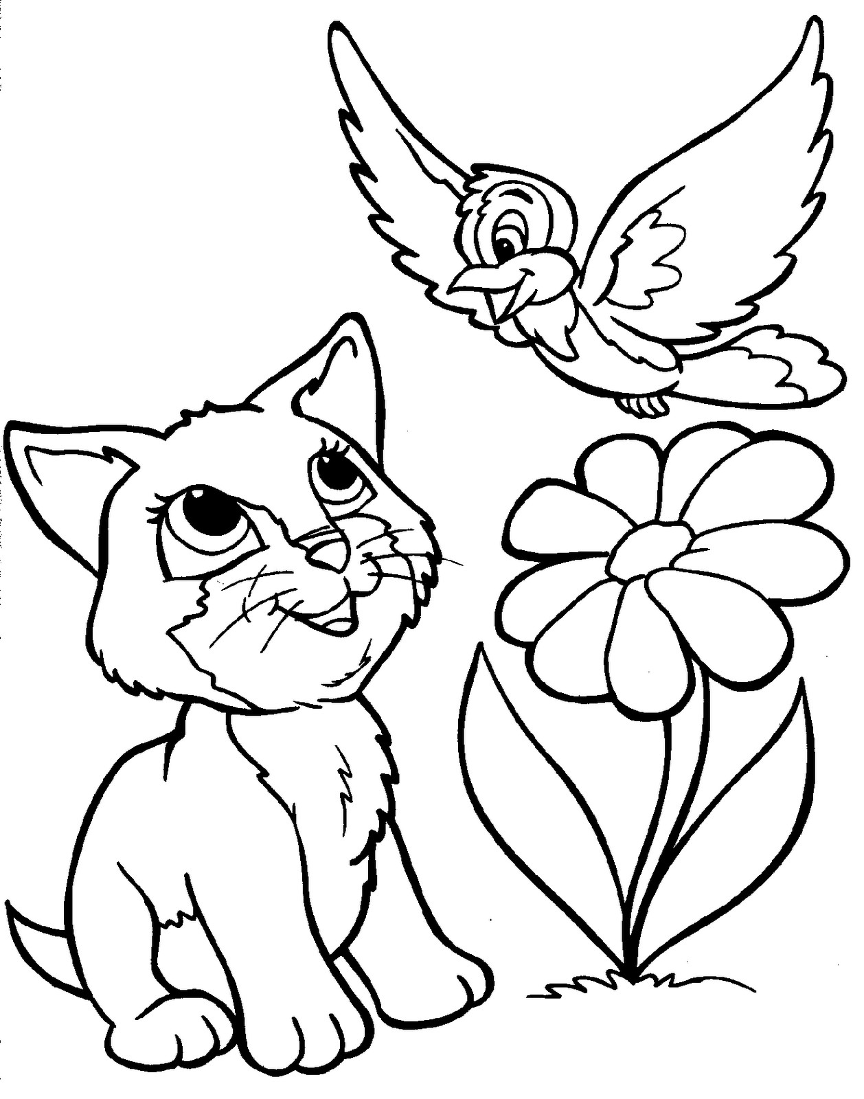 Animal Coloring Pages For Kids
 10 Cute Animals Coloring Pages