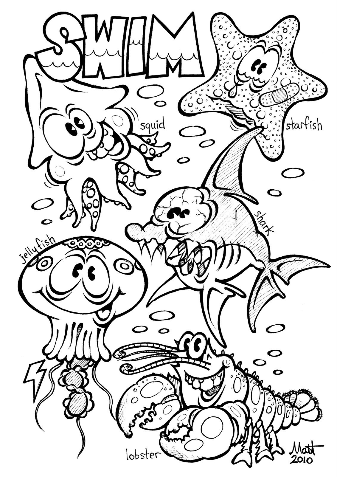 Animal Coloring Pages For Kids
 Free Printable Ocean Coloring Pages For Kids