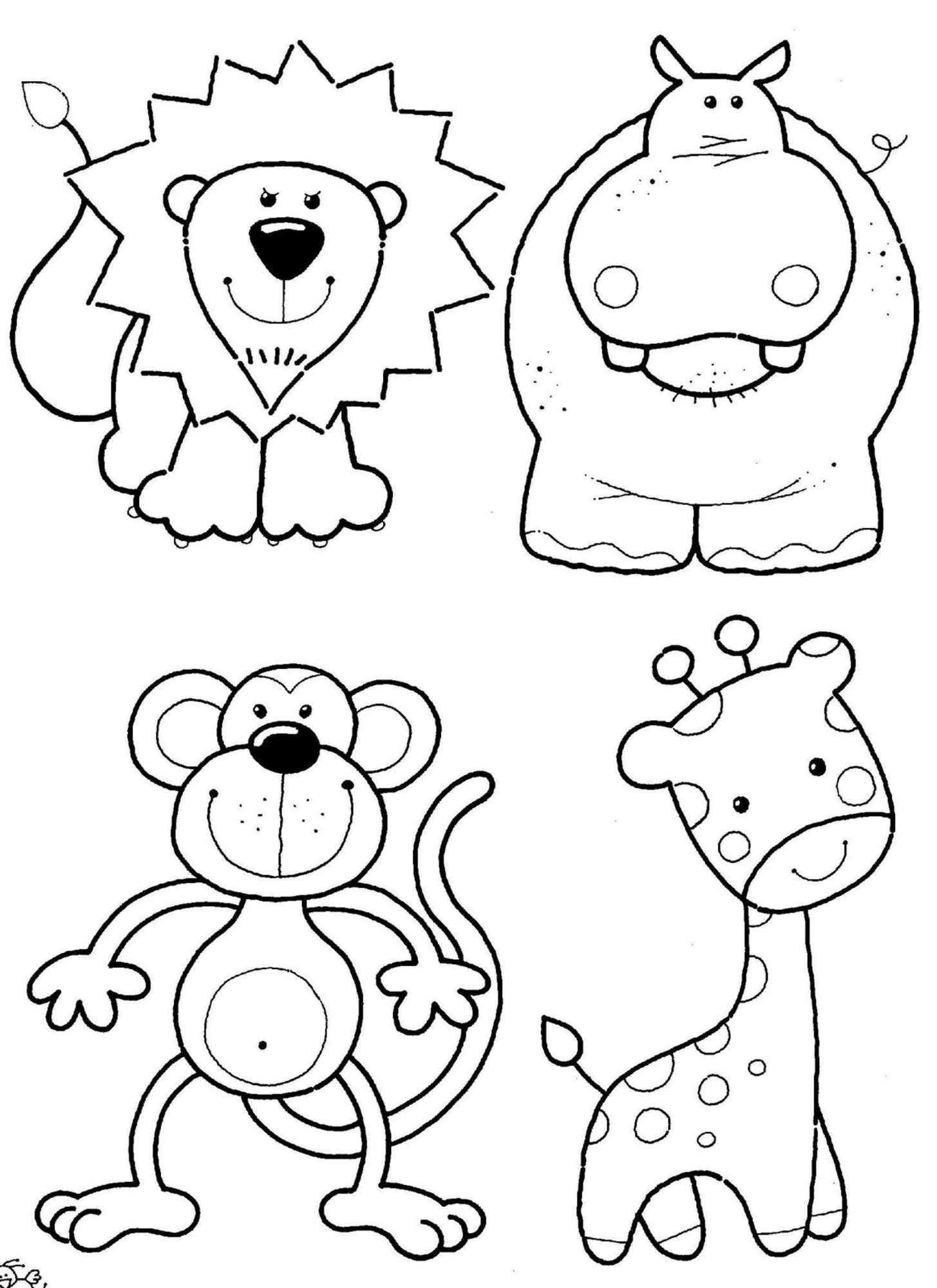 Animal Coloring Pages For Kids
 Coloring Lab