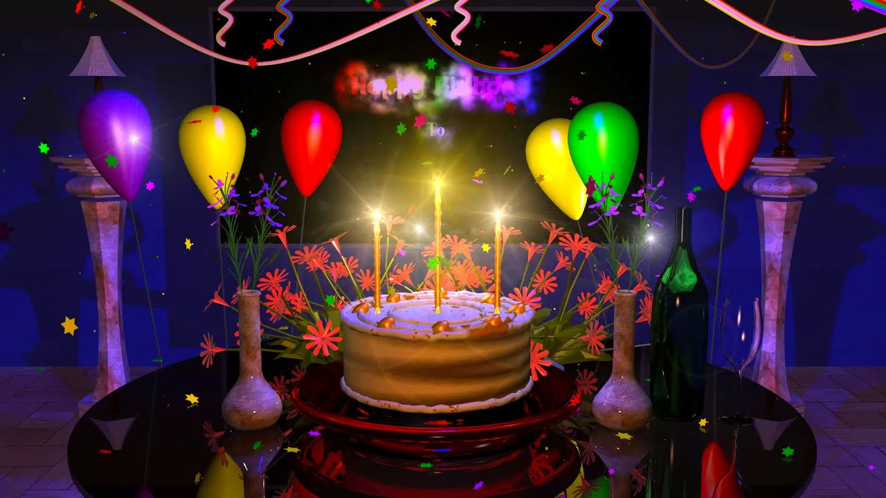 Animated Birthday Wishes
 Magical Cake Animated Happy Birthday Song Animation Music