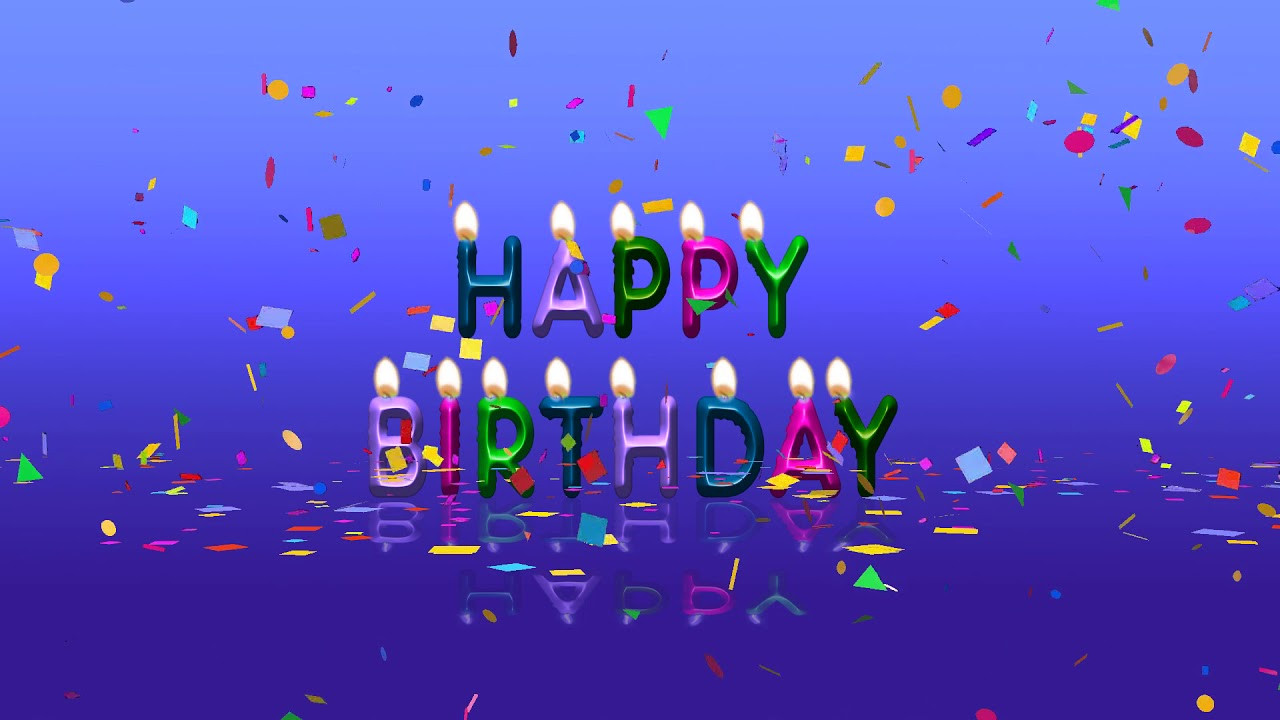 Animated Happy Birthday Wishes
 Colorful Happy Birthday Animation Video Free Download