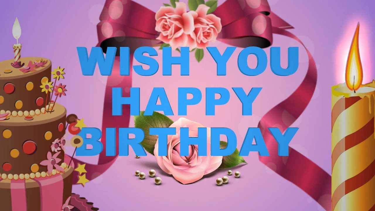 Animated Happy Birthday Wishes
 Birthday Animation Happy Birthday Wishes Quotes