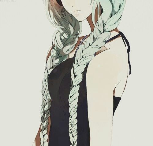 Anime Braid Hairstyle
 189 best images about Anime Girls on Pinterest