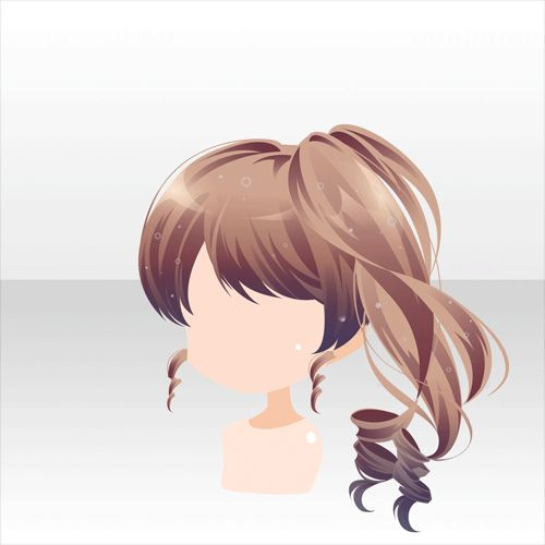 Anime Girl Hairstyles Ponytail
 55 best Side Ponytail Hairstyle images on Pinterest