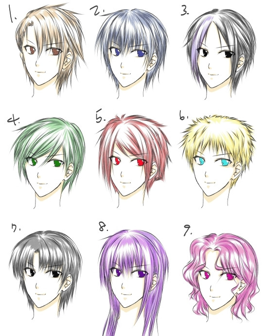 Anime Hairstyle Male
 Male Hair by xmallowYUM on DeviantArt
