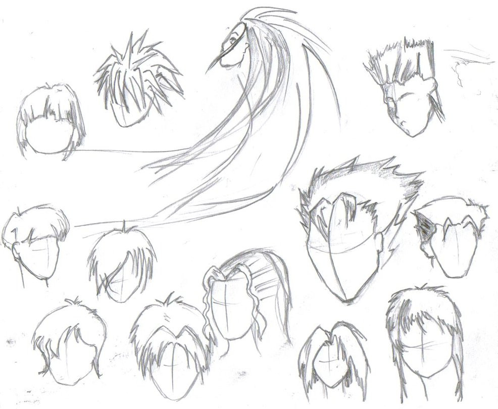 Anime Hairstyle Male
 Male Anime Hairstyles Drawing at GetDrawings