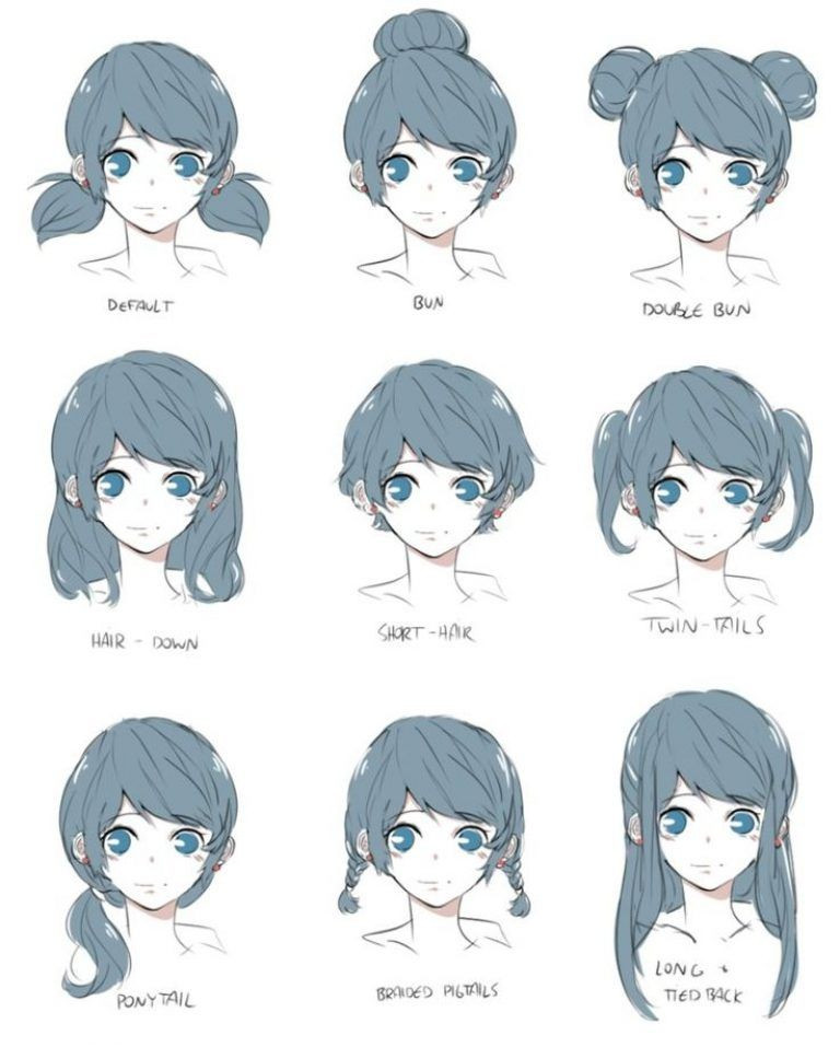 Anime Hairstyle Names
 Pin on Art