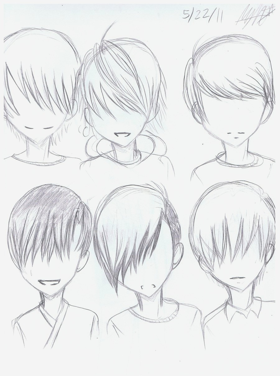 Anime Hairstyles Boy
 Anime Guy Hairstyles Drawing at GetDrawings
