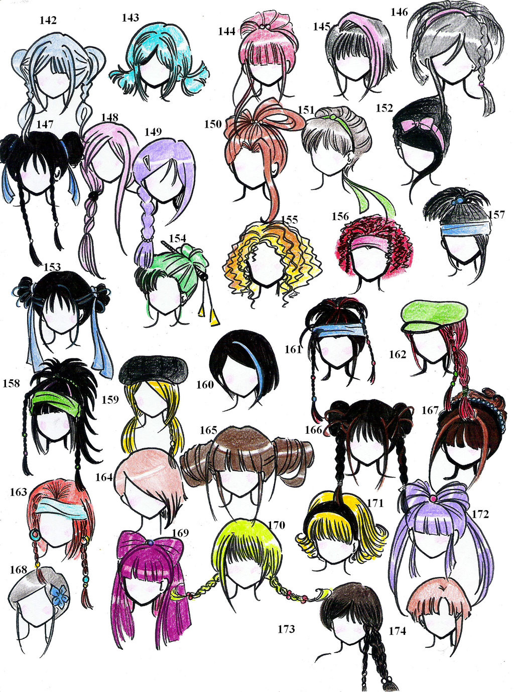 Anime Hairstyles Female
 Anime Style Hair