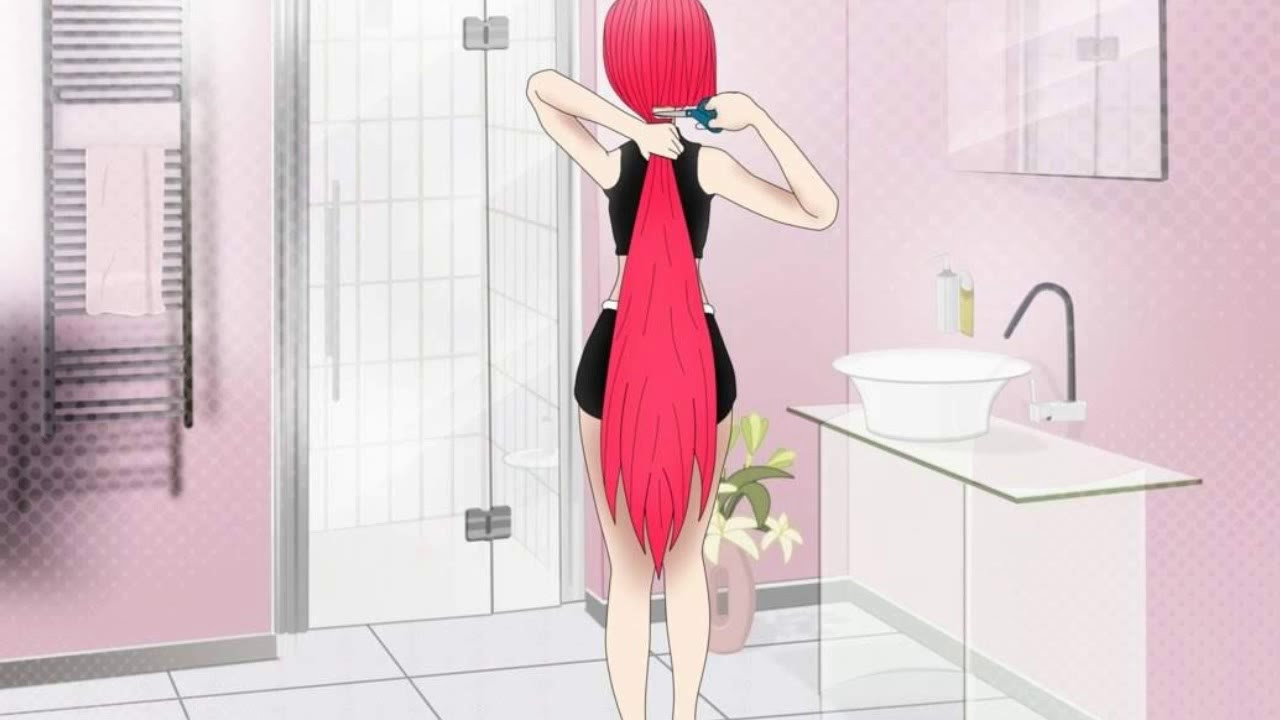 Anime Hairstyles Female
 Anime girl haircut