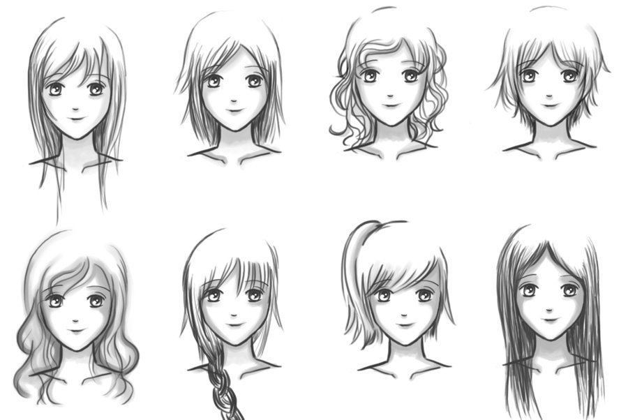 Anime Hairstyles Girls
 Easiest Hairstyle Anime Hairstyles