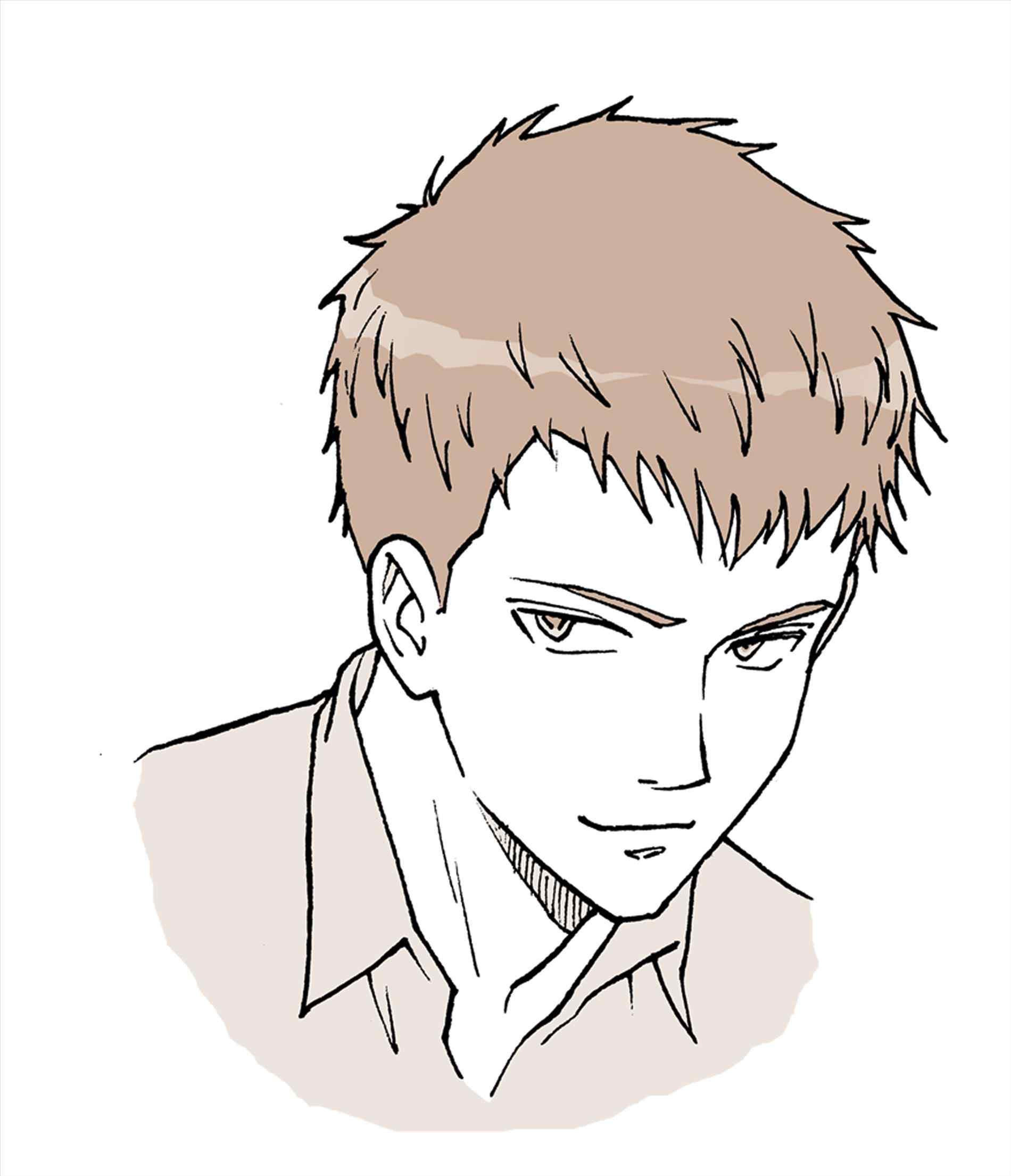 Anime Male Short Hairstyles
 Mens Hair Drawing at GetDrawings