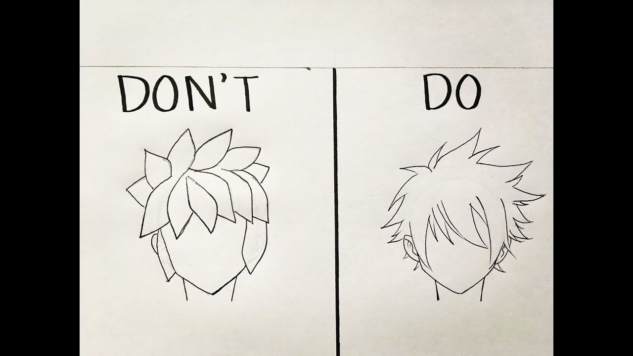 Anime Men Hairstyles
 Do s and Don ts in drawing male anime hair