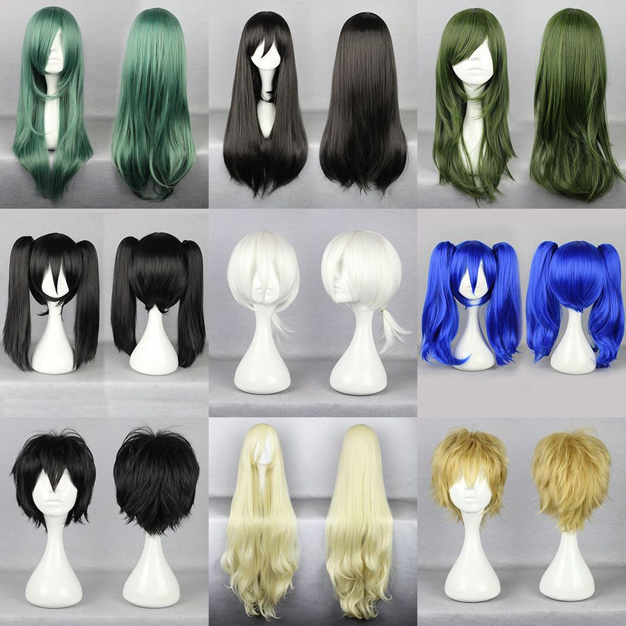 Anime Pigtail Hairstyles
 MCOSER Free Shipping 9 Hairstyle Top Quality Synthetic