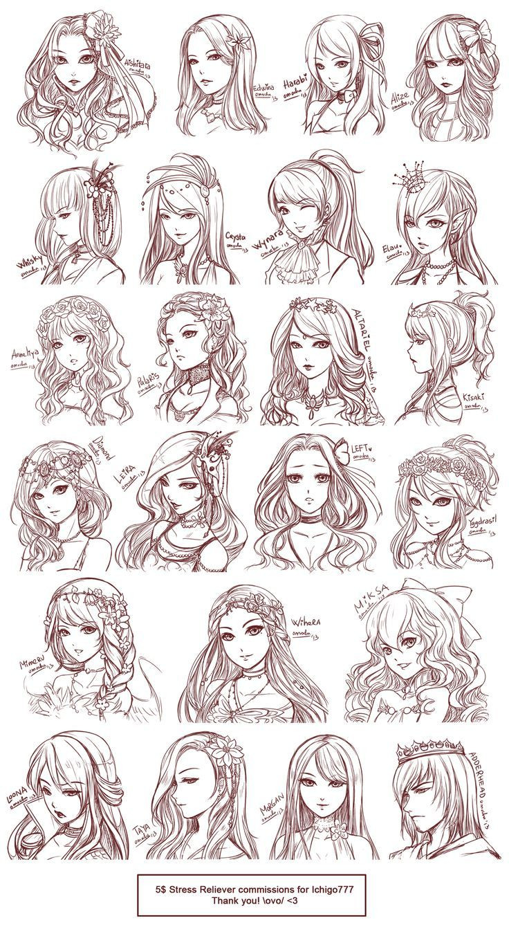 Anime Princess Hairstyles
 anime hairstyles