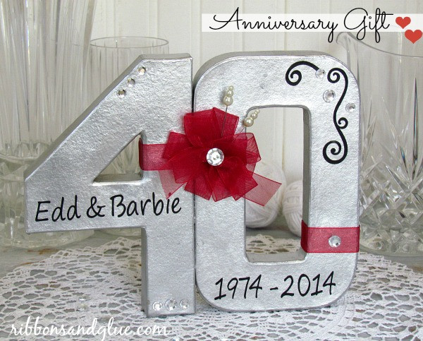 Anniversary Gift For Parents DIY
 DIY Anniversary Gift The Country Chic Cottage