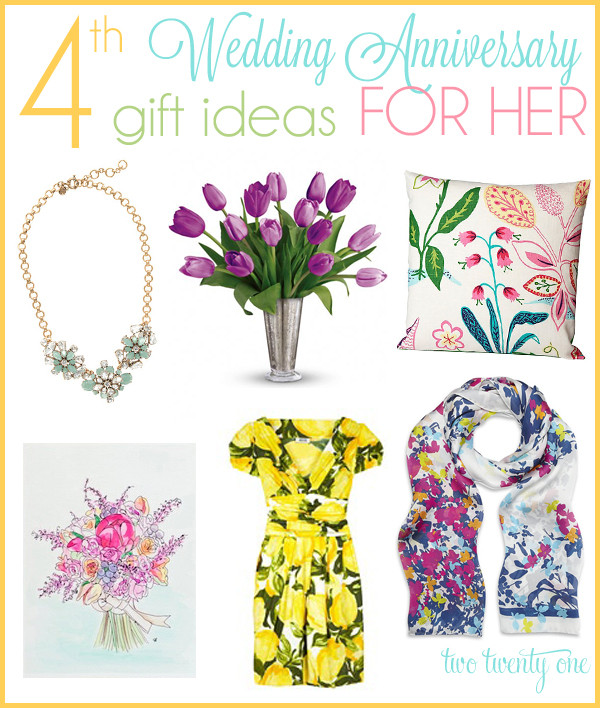 Anniversary Gift Ideas For Her
 4th Anniversary Gift Ideas