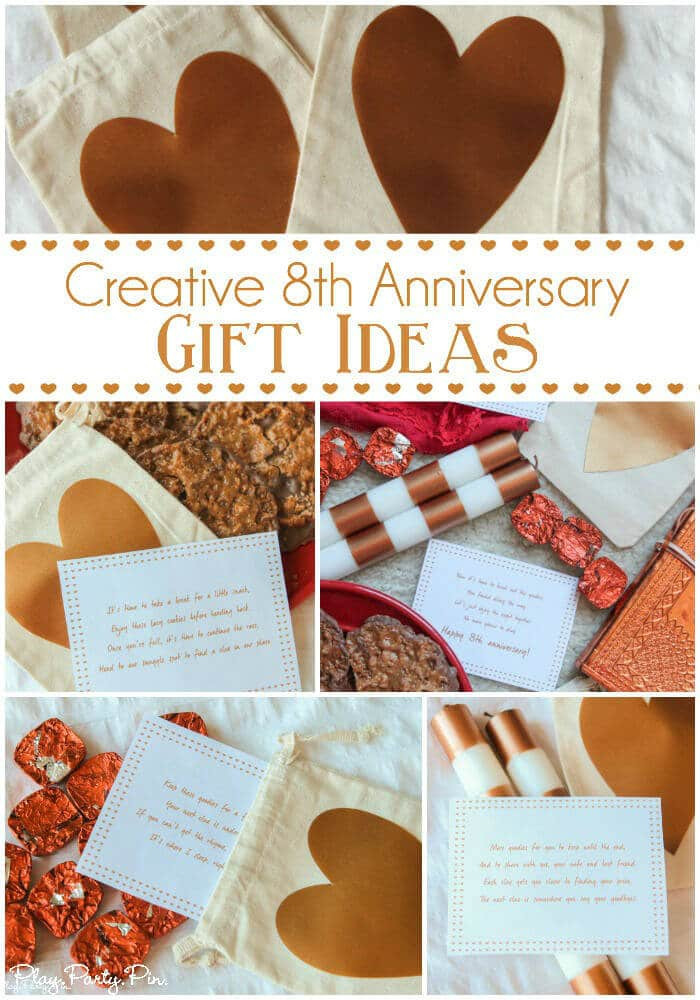 Anniversary Gift Ideas For Him
 8th Anniversary Gift Ideas and Scavenger Hunt
