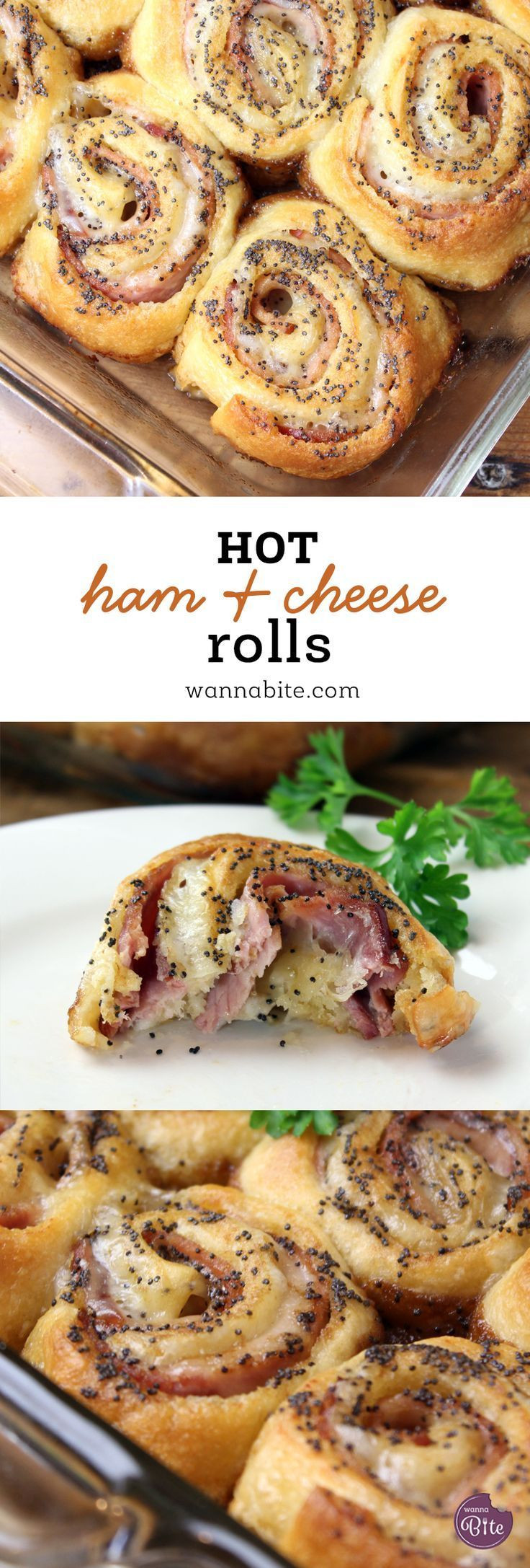 Appetizers Using Crescent Rolls
 Hot Ham and Cheese Rolls Recipe