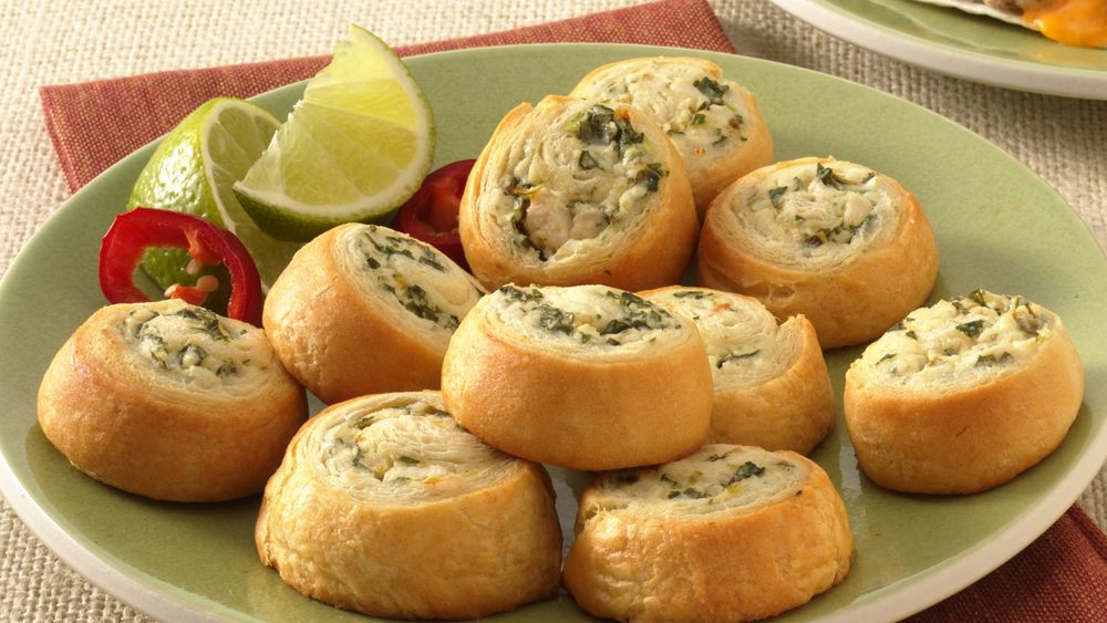 Appetizers Using Crescent Rolls
 crescent roll pinwheels cream cheese