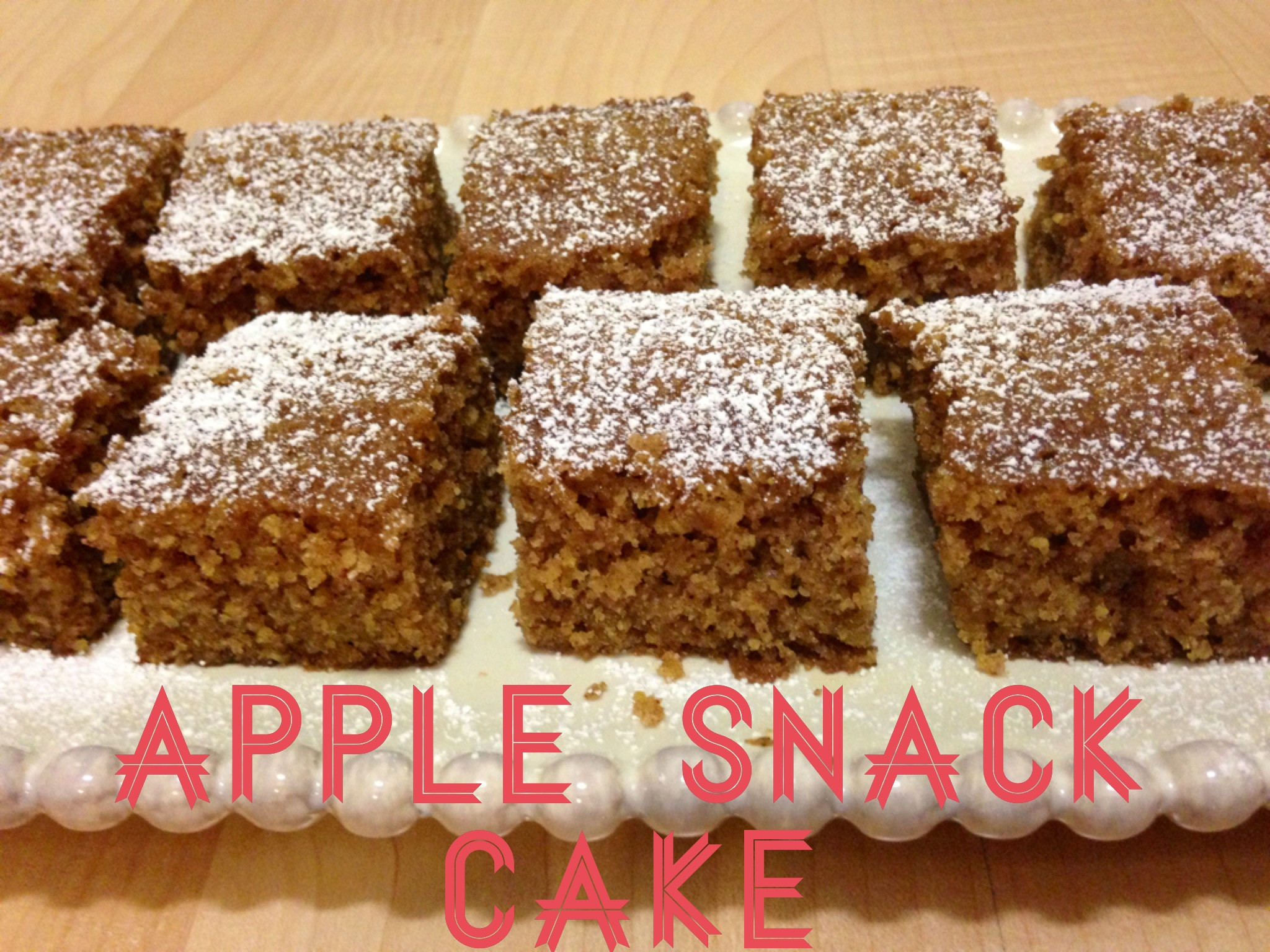 Apple Snack Cake
 Apple Snack Cake