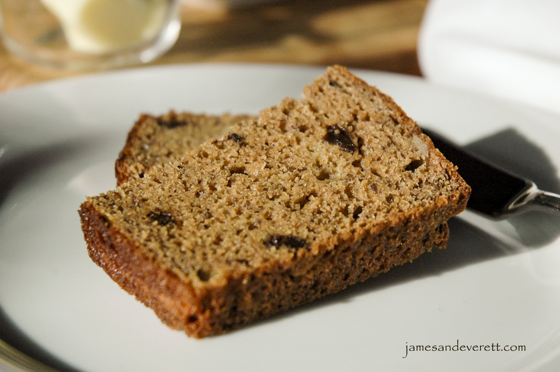 Applesauce Banana Bread
 Applesauce & Honey Whole Wheat Banana Bread – James & Everett