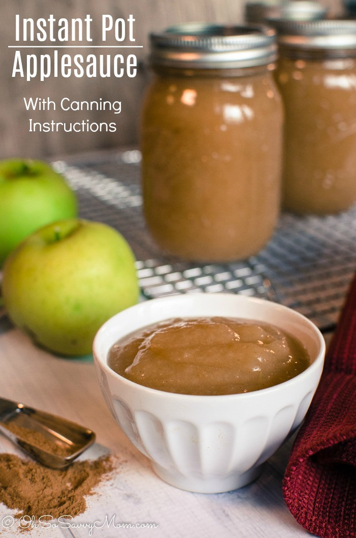 Applesauce Canning Recipe
 Instant Pot Applesauce Recipe with Canning Instructions