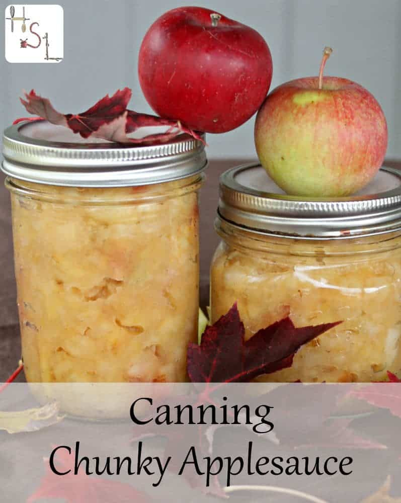 Applesauce Recipe For Canning
 Canning Chunky Applesauce