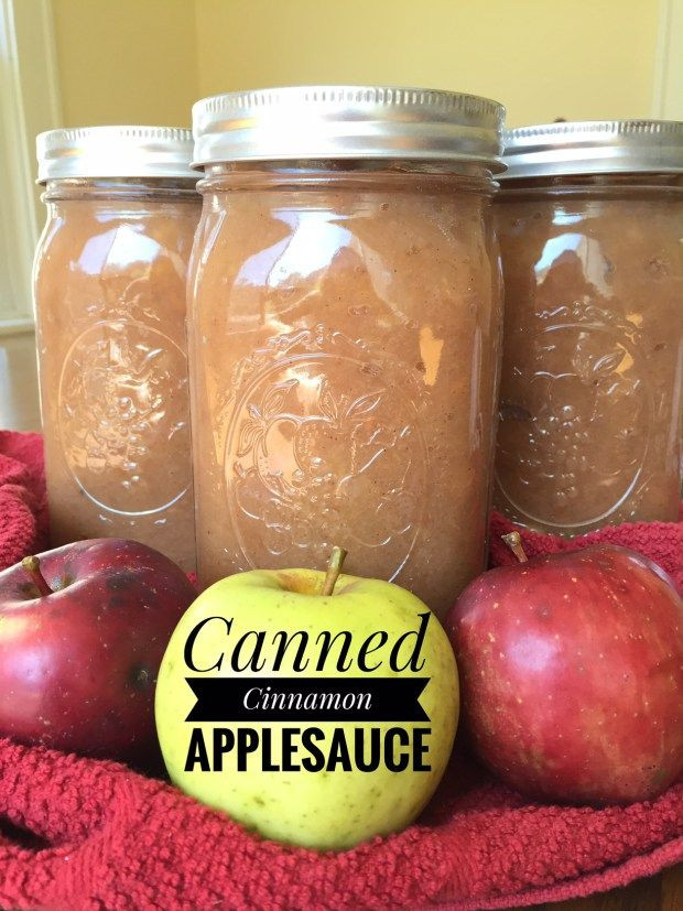 Applesauce Recipe For Canning
 Canned Cinnamon Applesauce