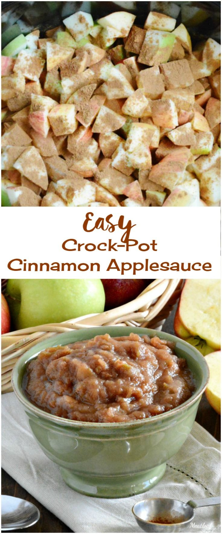 Applesauce Recipes Crockpot
 Homemade Crock Pot Cinnamon Applesauce Recipe