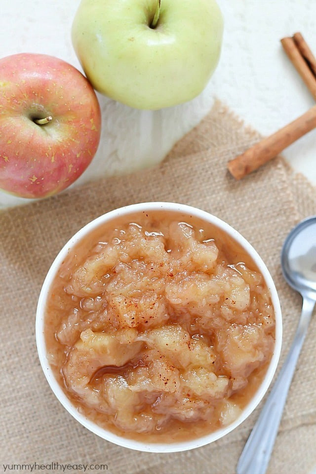 Applesauce Recipes Crockpot
 Homemade Crock Pot Applesauce Yummy Healthy Easy