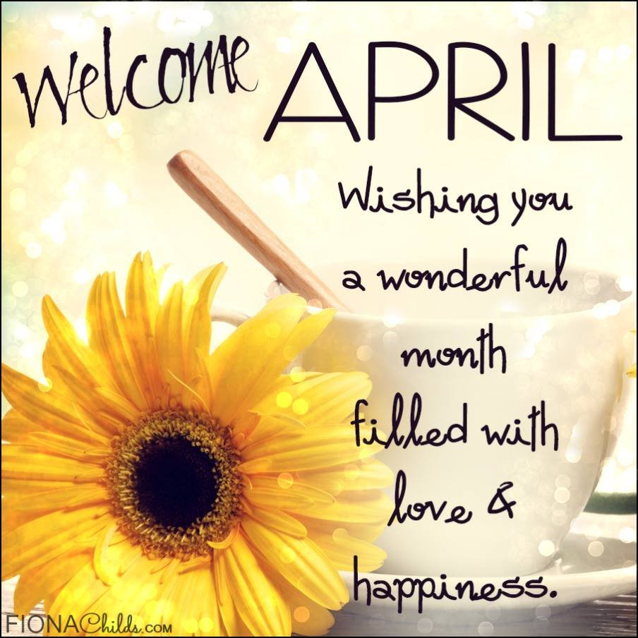 April Birthday Quotes
 To start the day …
