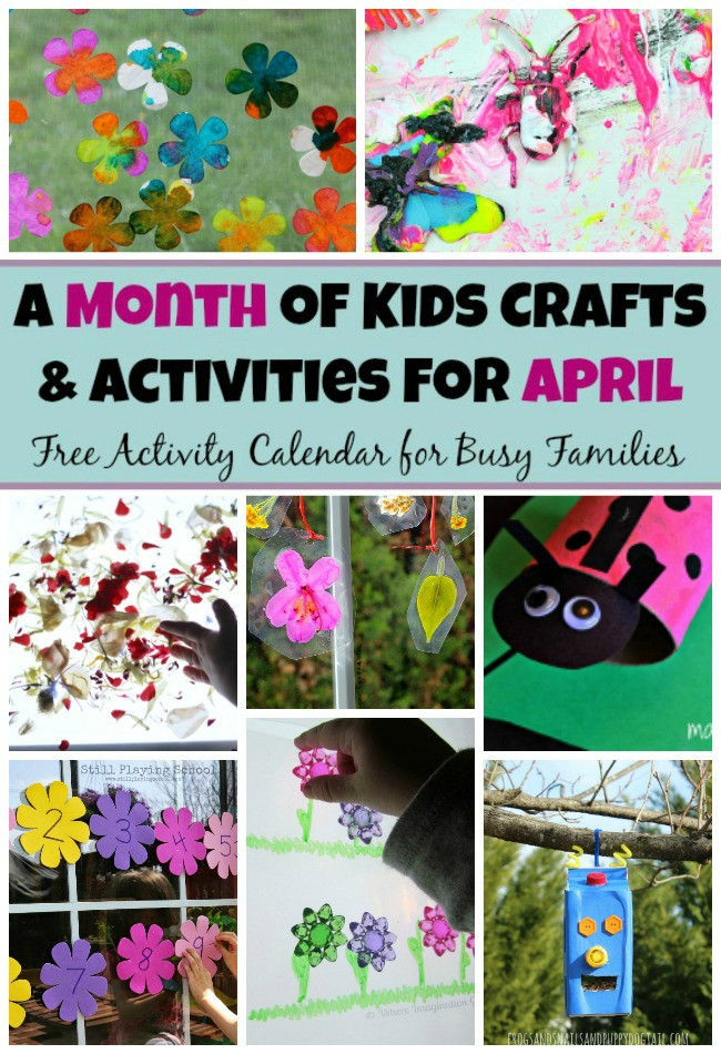 April Crafts For Toddlers
 30 Spring Preschool Crafts & Activities For April Where