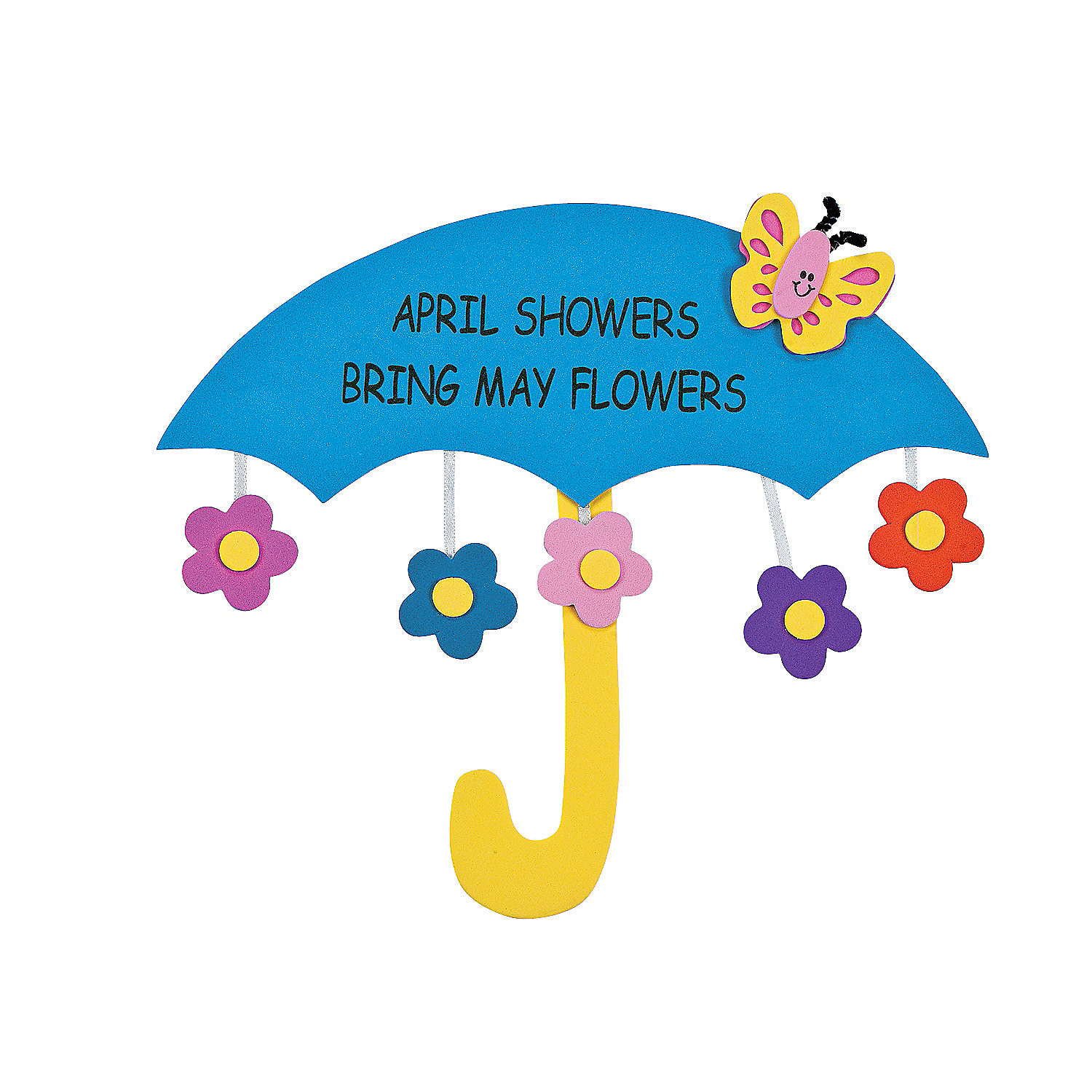 April Crafts For Toddlers
 April Showers Bring May Flowers Sign Craft Kit Oriental