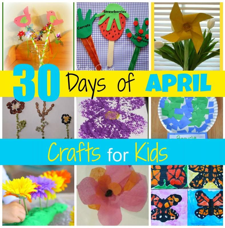 April Crafts For Toddlers
 Mamas Like Me 30 Days of April Crafts for Kids
