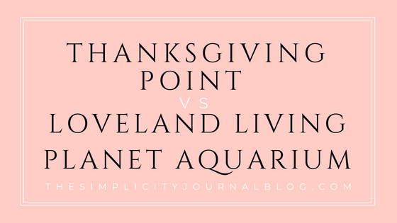 Aquarium Thanksgiving Point
 Thanksgiving Point vs Loveland Living Planet Aquarium