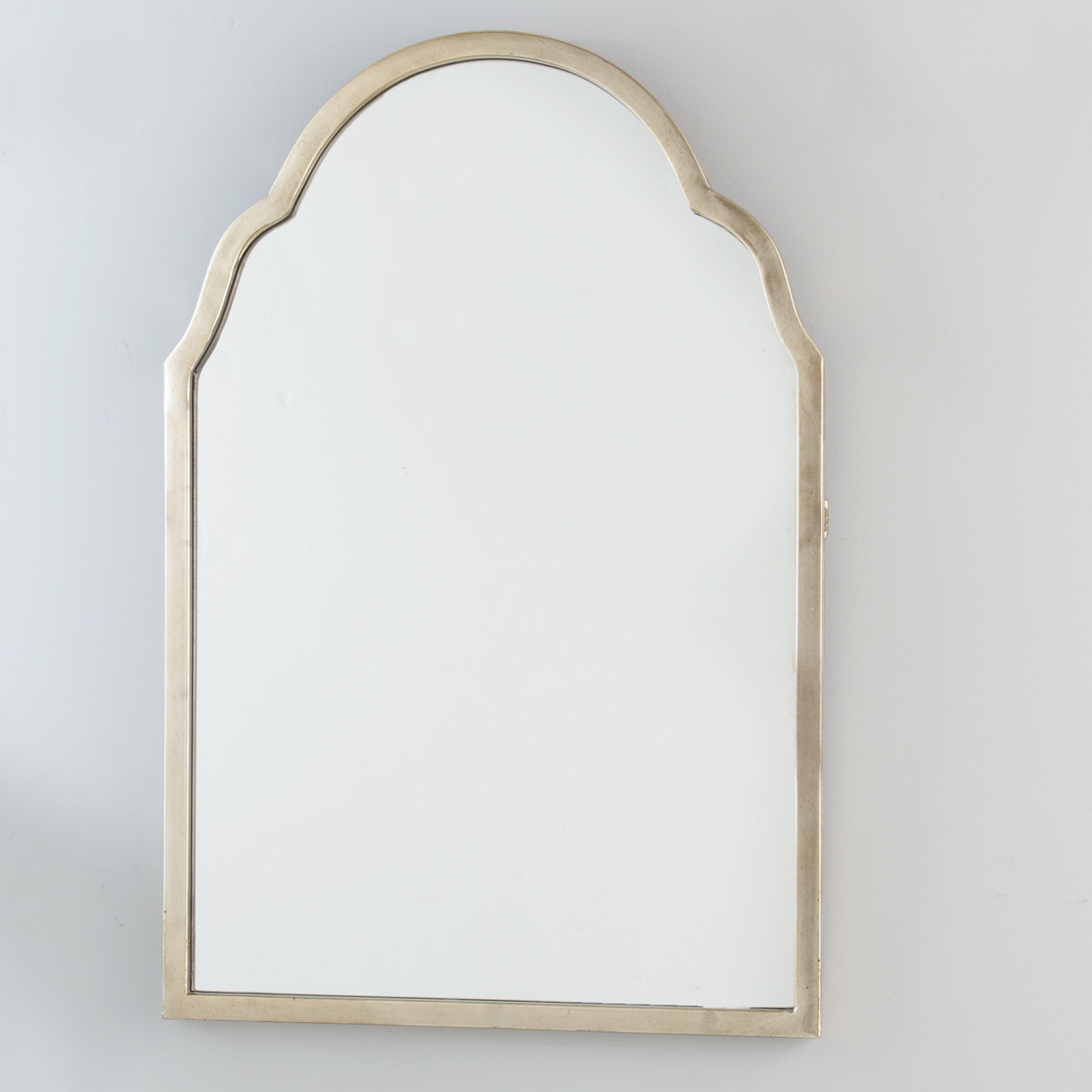 Arched Bathroom Mirror
 Silver Arched Frame Mirror Shades of Light