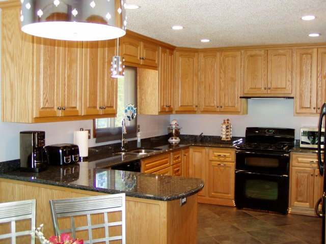 Are Oak Kitchen Cabinets Outdated
 Oak kitchen before and after