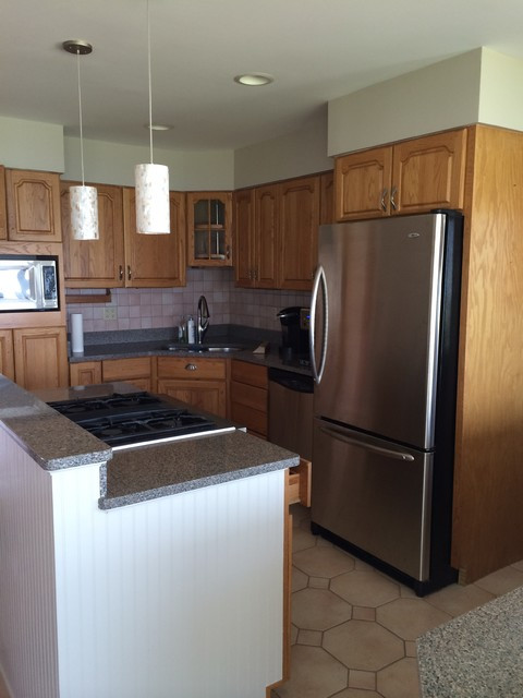 Are Oak Kitchen Cabinets Outdated
 Painted and Glazed outdated Honey Oak Cabinets
