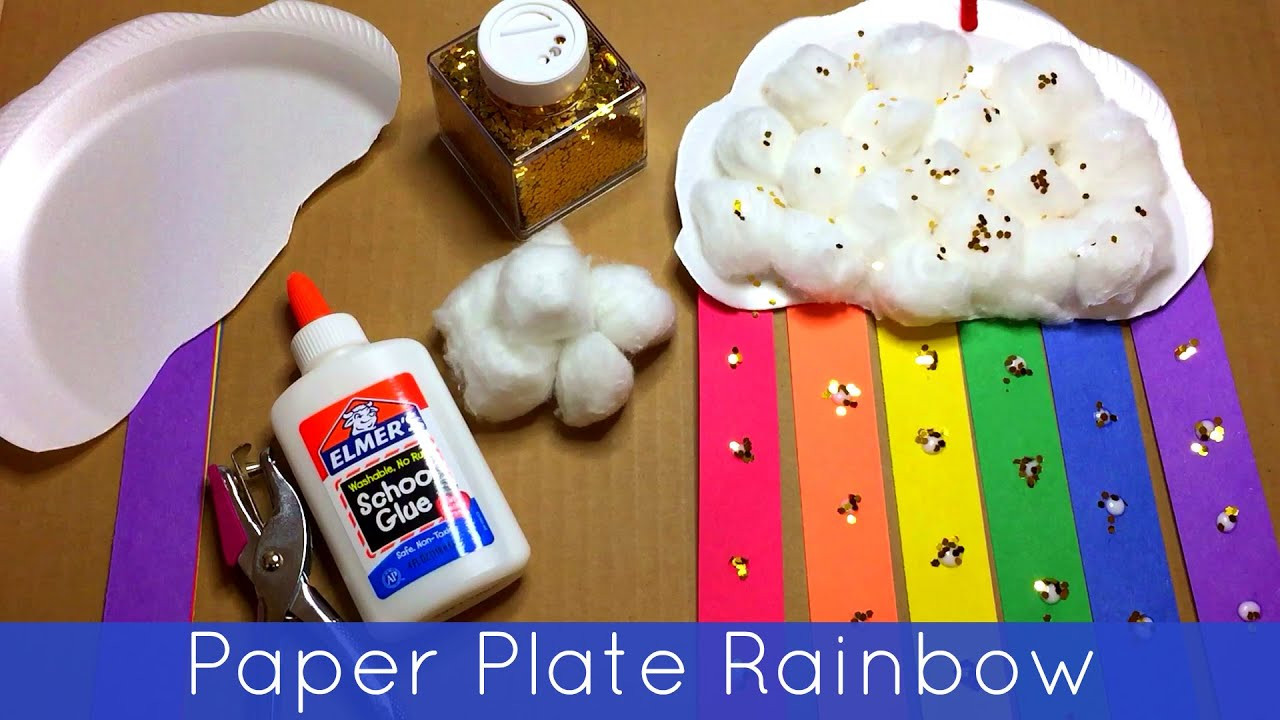 Art And Craft Activities For Preschoolers
 Paper Plate Rainbow Preschool and Kindergarten Craft