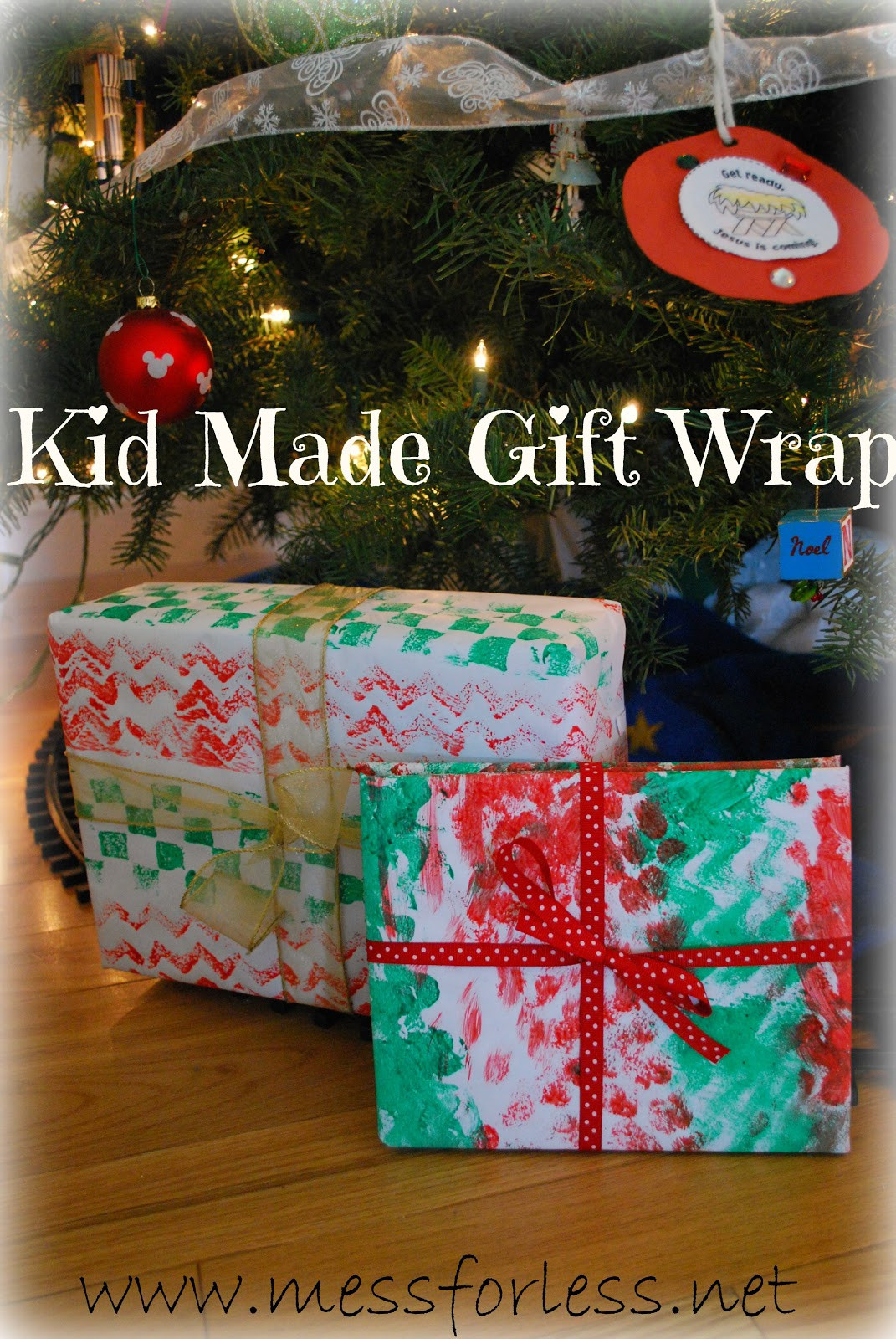 Art Gift For Kids
 Kid Made Gift Wrap Mess for Less