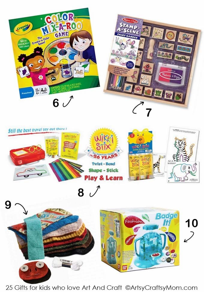 Art Gifts For Kids
 Top 25 Gifts for Kids who love Art and Craft Artsy