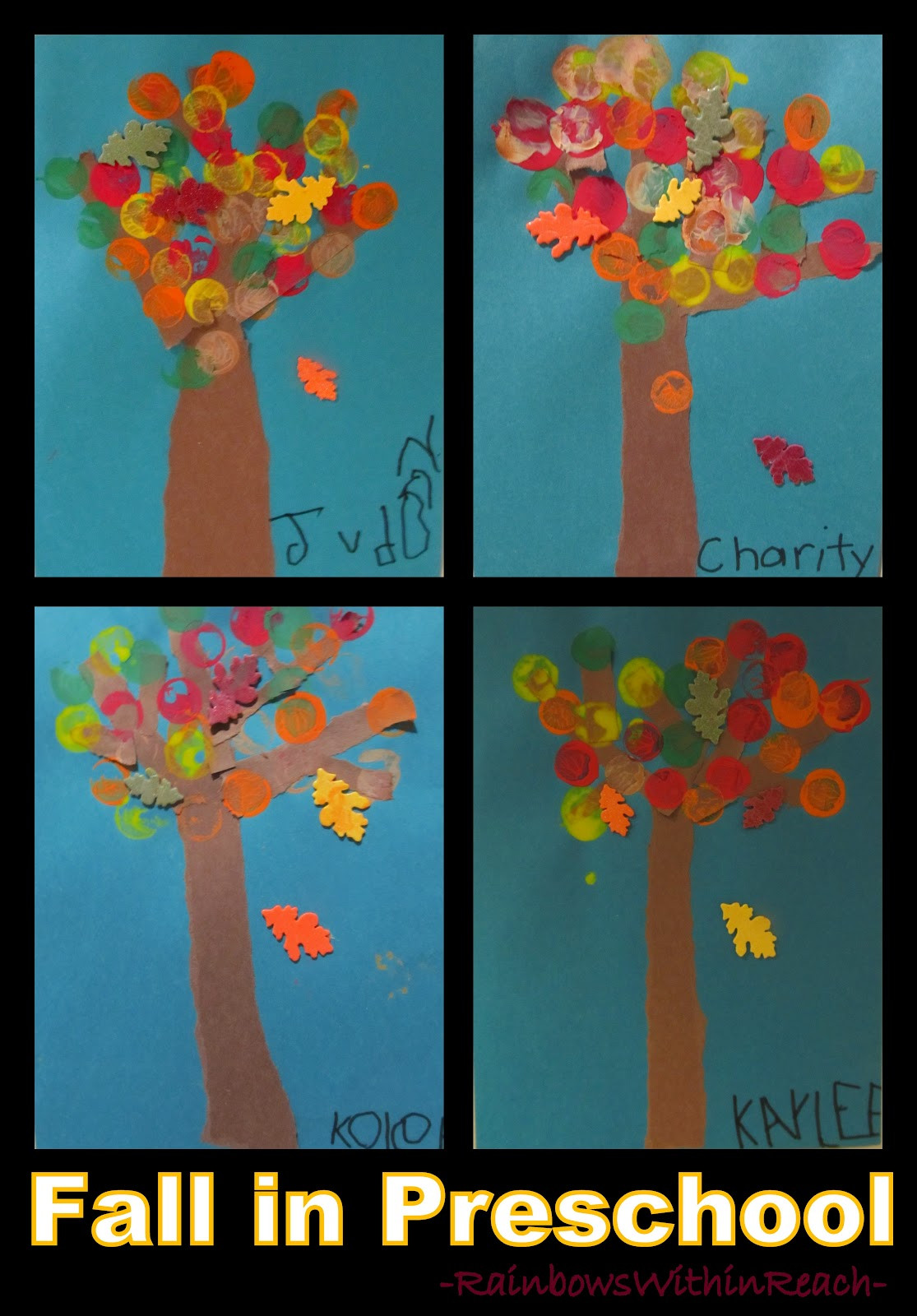 Art Ideas For Preschoolers
 Fall Leaf Art Project in Preschool DrSeussProjects