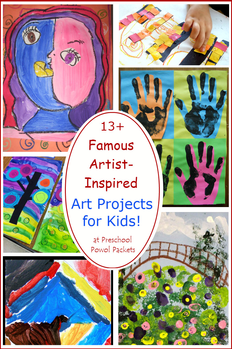 Art Ideas For Preschoolers
 13 Famous Artists Inspired Art Projects for Kids