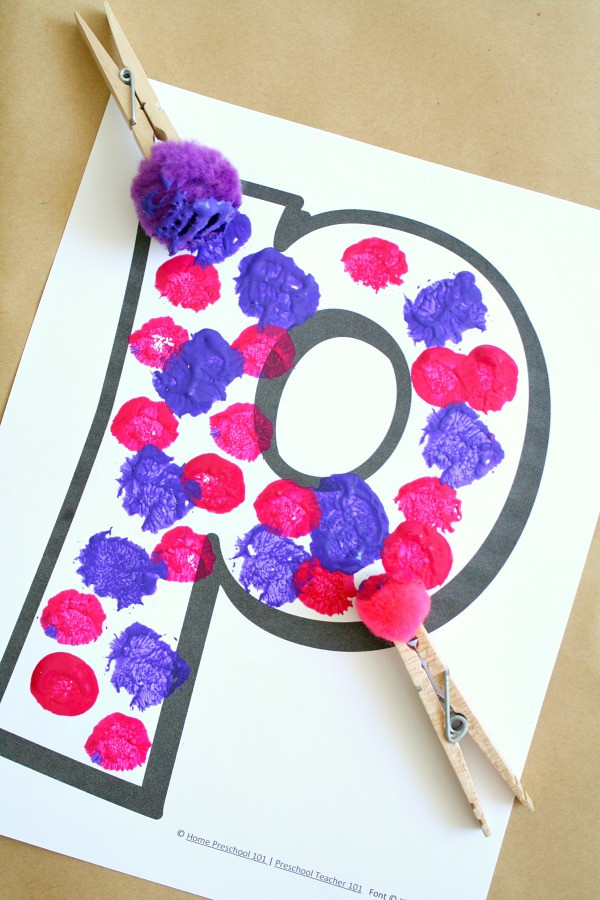 Art Ideas For Preschoolers
 Using Process Art Alphabet Crafts in Preschool Fantastic