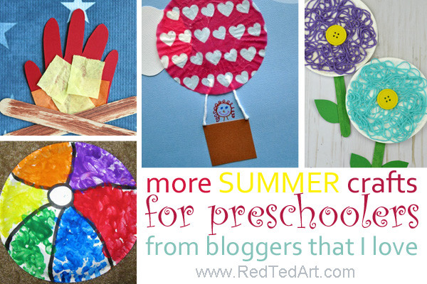 Art Ideas For Preschoolers
 More Summer Crafts For Preschoolers From Bloggers That I