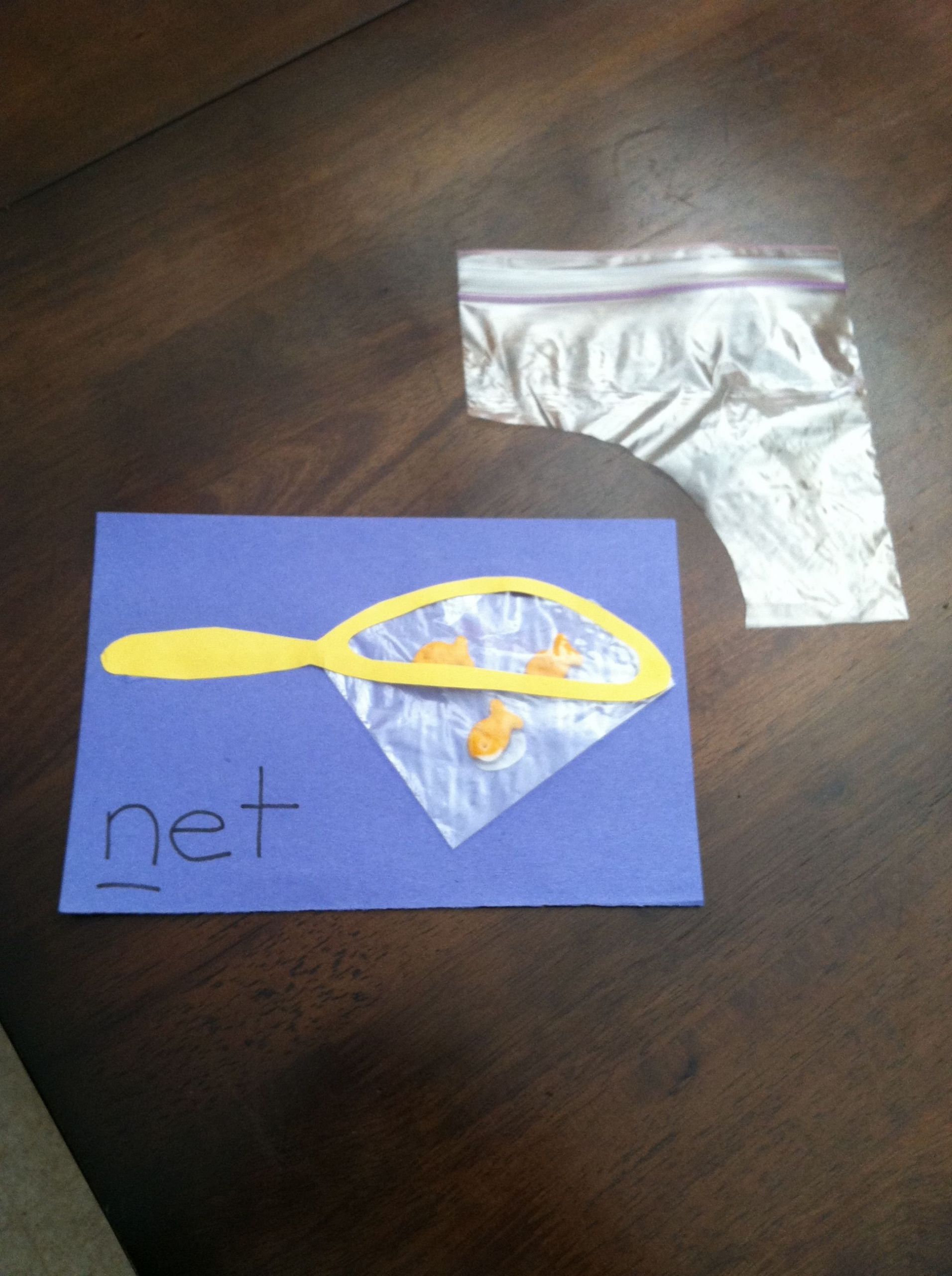 Art N Crafts For Toddlers
 Letter N n craft Made from sandwich bag corner craft