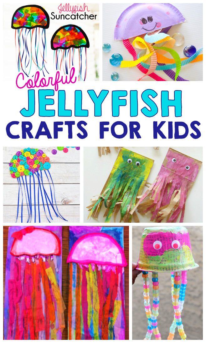 Art N Crafts For Toddlers
 Colorful Jellyfish Crafts For Kids