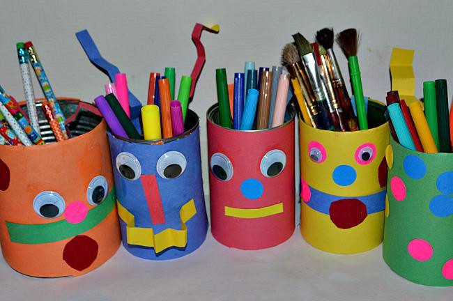Art N Crafts For Toddlers
 Up cycle Kids Craft Crazy Art Cannies Putti s World