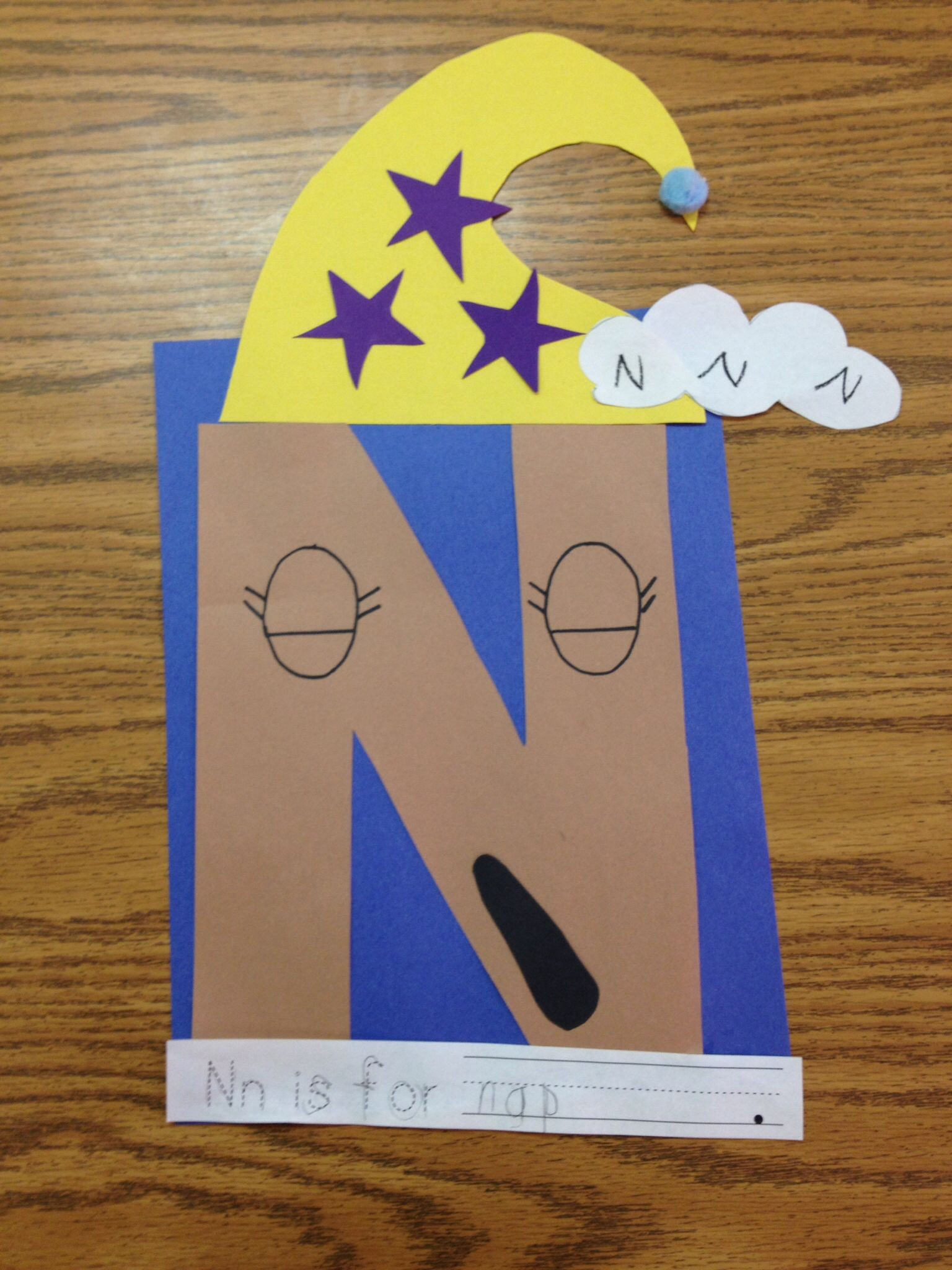 Art N Crafts For Toddlers
 N letter craft Nn is for nap Nn is for night